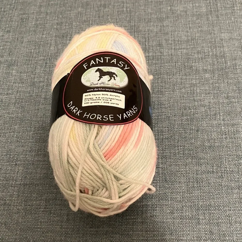 Fantasy Dark Horse Yarns Rainbow-Colored Yarn